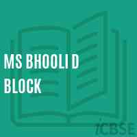 Ms Bhooli D Block Middle School Logo