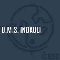 U.M.S. Indauli Middle School Logo