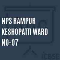 Nps Rampur Keshopatti Ward No-07 Primary School Logo
