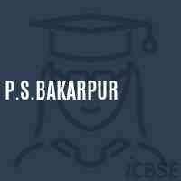P.S.Bakarpur Primary School Logo