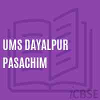 Ums Dayalpur Pasachim Middle School Logo