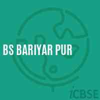 Bs Bariyar Pur Middle School Logo