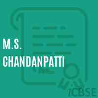 M.S. Chandanpatti Middle School Logo