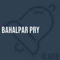 Bahalpar Pry Primary School Logo