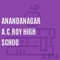 Anandanagar A.C.Roy High Schoo High School Logo