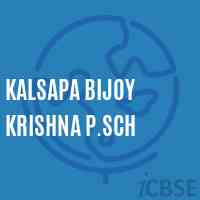 Kalsapa Bijoy Krishna P.Sch Primary School Logo