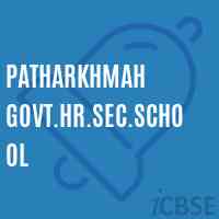 Patharkhmah Govt.Hr.Sec.School Logo