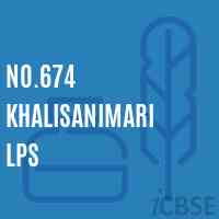 No.674 Khalisanimari Lps Primary School Logo