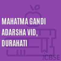 Mahatma Gandi Adarsha Vid, Durahati Middle School Logo