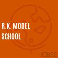 R.K. Model School Logo