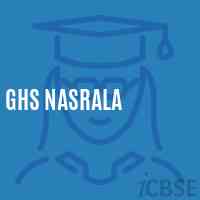 Ghs Nasrala High School Logo