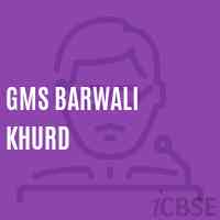 Gms Barwali Khurd Middle School Logo