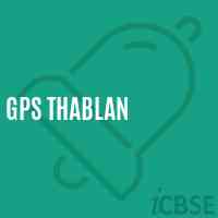 Gps Thablan Primary School Logo