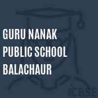 Guru Nanak Public School Balachaur Logo