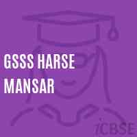 Gsss Harse Mansar High School Logo