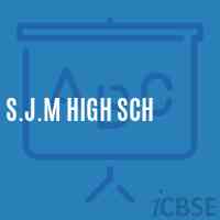 S.J.M High Sch Senior Secondary School Logo