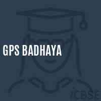 Gps Badhaya Primary School Logo