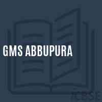 Gms Abbupura Middle School Logo