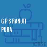 G P S Ranjit Pura Primary School Logo