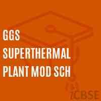 Ggs Superthermal Plant Mod Sch Secondary School Logo