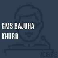 Gms Bajuha Khurd Middle School Logo