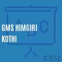 Gms Himgiri Kothi Middle School Logo