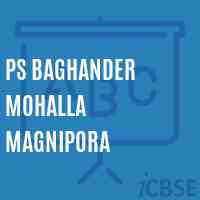 Ps Baghander Mohalla Magnipora Primary School Logo
