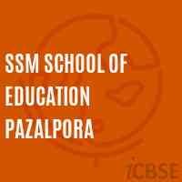 Ssm School of Education Pazalpora Logo