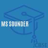 Ms Sounder Middle School Logo