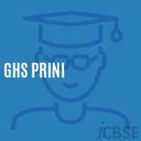Ghs Prini Secondary School Logo