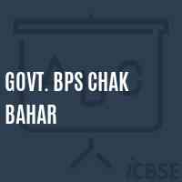 Govt. Bps Chak Bahar Middle School Logo