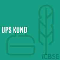 Ups Kund Middle School Logo