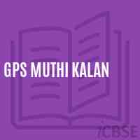 Gps Muthi Kalan Primary School Logo