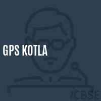 Gps Kotla Primary School Logo
