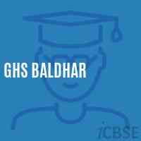 Ghs Baldhar Secondary School Logo
