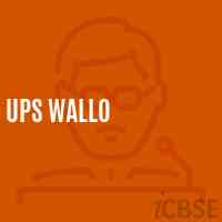 Ups Wallo Middle School Logo