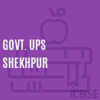 Govt. Ups Shekhpur Middle School Logo