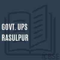Govt. Ups Rasulpur Middle School Logo