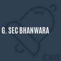 G. Sec Bhanwara Secondary School Logo