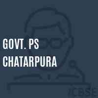 Govt. Ps Chatarpura Primary School Logo