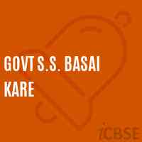 Govt S.S. Basai Kare Secondary School Logo