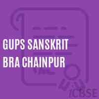 Gups Sanskrit Bra Chainpur Middle School Logo