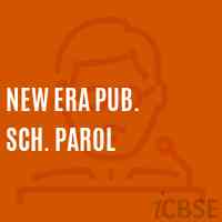 New Era Pub. Sch. Parol Senior Secondary School Logo