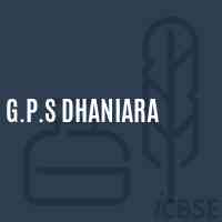 G.P.S Dhaniara Primary School Logo