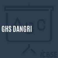 Ghs Dangri Secondary School Logo