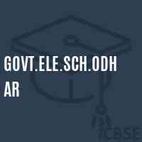 Govt.Ele.Sch.Odhar Primary School Logo