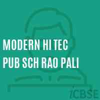 Modern Hi Tec Pub Sch Rao Pali Middle School Logo