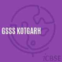 Gsss Kotgarh High School Logo