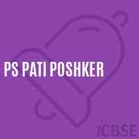 Ps Pati Poshker Primary School Logo