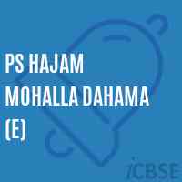 Ps Hajam Mohalla Dahama (E) Primary School Logo